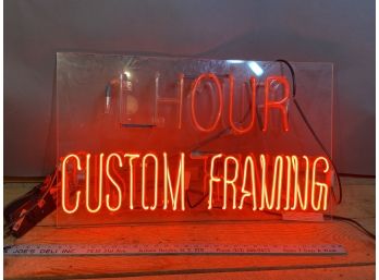 1 Hour Custom Framing Neon Advertising Sign NEEDS TRANSFORMER