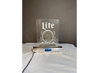 Lite Beer Clock,  Its Beer Oclock, Time For A Fine Pilsner Beer.