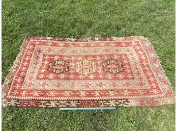 Handwoven Southwestern Style Area Rug Accent Carpet 5ft4inx10ft