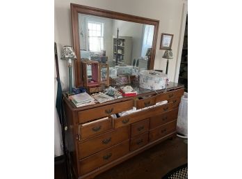 Dresser With Large Mirror