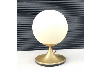 Vintage Tulip Base Acrylic Globe Table Lamp