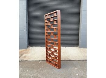 Amazing Mid Century Solid Wood Room Divider Or Partition