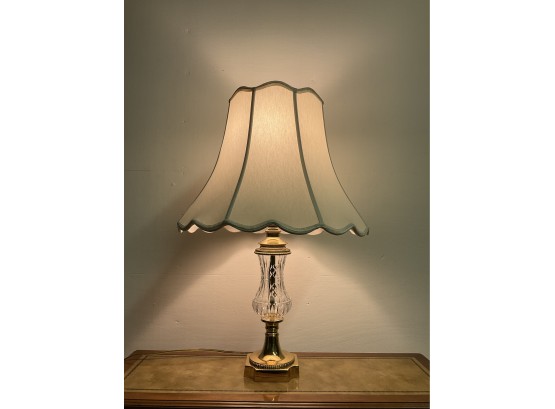Elegant Cut Glass Table Lamp #2