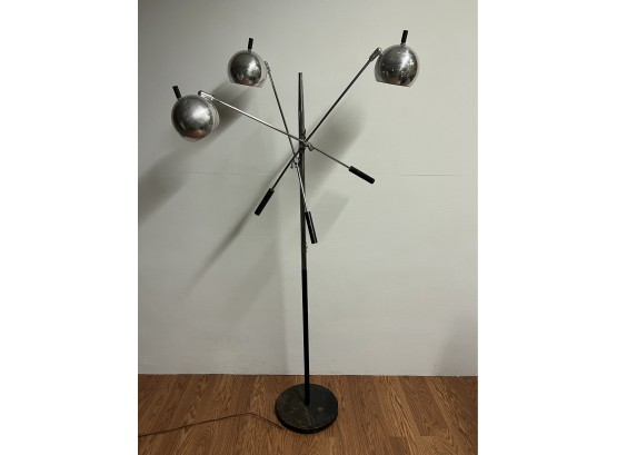 Atomic Orbiter Style Mid Century Modern Floor Lamp - Poor Condition