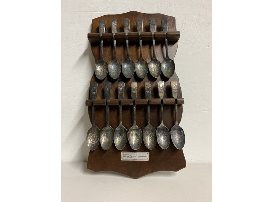 Bicentennial Original Thirteen Colonies Spoon Collection