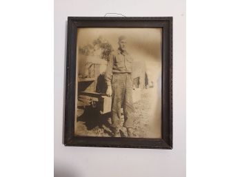 Antique Photo, Military Service Man