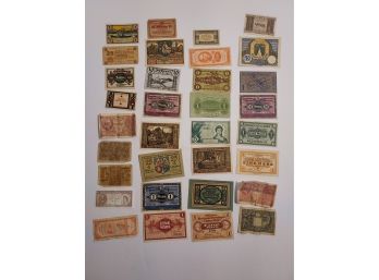 Vintage Foreign Paper Currency Lot # 9
