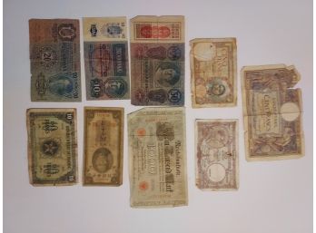 Vintage Foreign Paper Currency, Lot #6