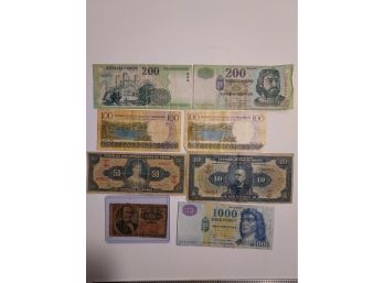 Foreign Paper Currency