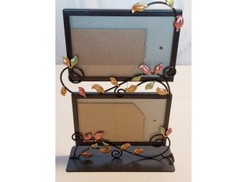 Floral  Metal Picture Frame
