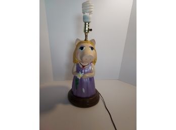 Vintage Miss Piggy Lamp
