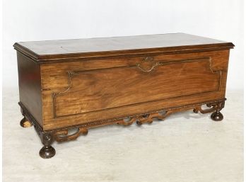 A Mahogany Cedar Lined Blanket Chest By Lane Furniture