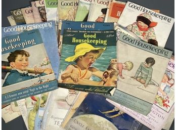 A Large Collection Of 'Good Housekeeping' Covers From The 1920's