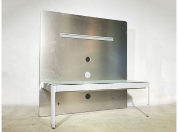 A Modern Flat Screen TV Stand And Media Console - Great Way To Have A Flat Screen And Not Wall Mount It!