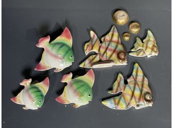Vintage Art Porcelain Fish