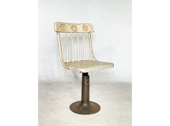 An Antique School Desk Chair