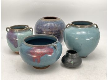 Antique Glazed Earthenware Ceramics