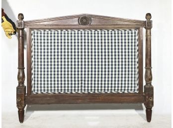 A Set Of Two Antique Directoire Twin Headboards (Double Sided Upholstery)