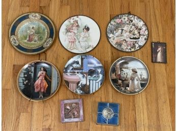 Antique Metal Plates, Reproduction Commemorative Plates And More