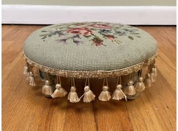 A Vintage Tapestry Footstool