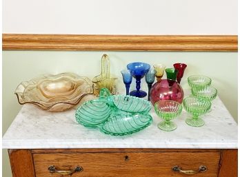 Antique Carnival And Depression Glass
