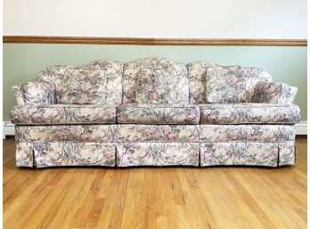 A High Quality Floral Sofa By Broyhill Furniture