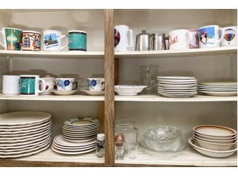 Vintage Plates, Mugs, And More Kitchen Ceramics