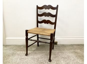 A VINTAGE Rush Seated Chair