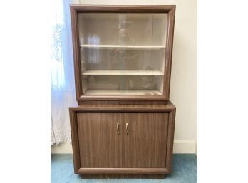 A Vintage Formica China / Display Cabinet