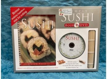 Sushi Making Kit With Instructional Book And DVD