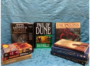 Collection Of Science Fiction And Fantasy Books