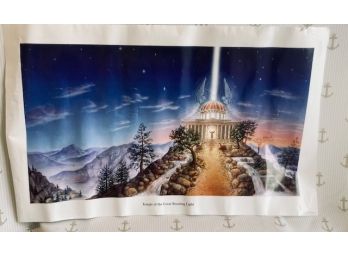 Temple Of Beaming Lights Print