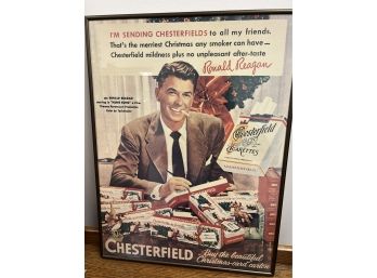 Ronald Reagan Vintage  Chesterfield Poster