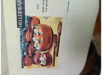 Hellerware Vintage 9 Piece Salad Set