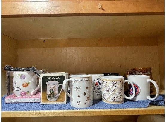 10 Assorted Coffee Mugs