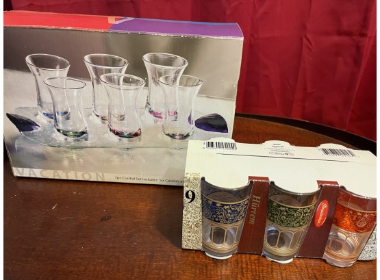 Shot Glass Collection- 12 Glasses New In Box