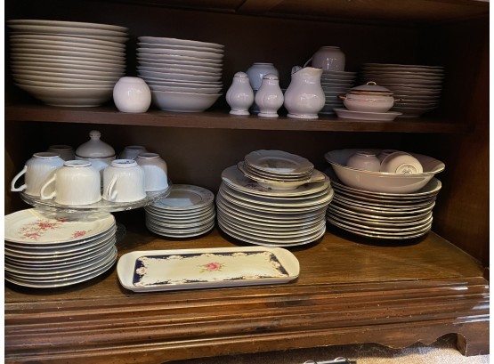 Huge Set Of Assorted China- Enough For 16!