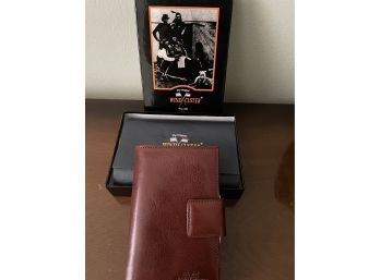 New In-Box Collectible European Leather Wallet- Windcuster