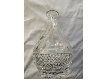 Antique Bohemia Czech Crystal  Pitcher And Decanter