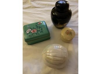 Collection Of Small Storage Containers From Italy