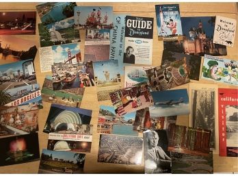 Huge Lot Of 44 Vintage California Collectibles Including Disney, Muir Woods, China Pavilion And More