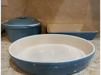 Beautiful Blue Ceramic Stove Ware