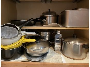 The Complete Kitchen- Steel Bowls, Cooking Pans & Bakeware