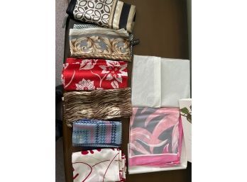 Silk Scarf Collection Lot Two - 8 Pieces