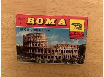 Unopened Pack Of 20 Vintage Roma Postcards