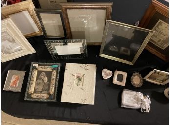 Huge Lot Of Picture Frames- Assorted Sizes