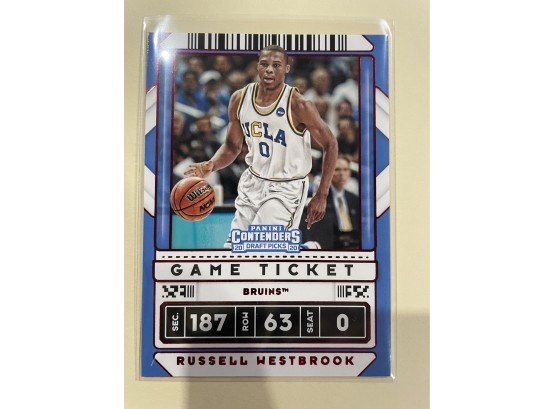 2020 Panini Contenders Game Ticket Red Parallel Russell Westbrook Card #3