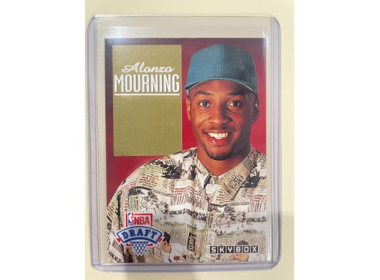 1992 Skybox Alonzo Mourning Rookie Card #DP2