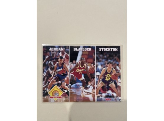 1993 NBA Hoops League Leaders Michael Jordan Card #289
