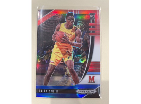 2020 Panini Prizm Red White And Blue Rookie Jalen Smith Card #70